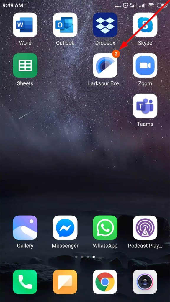 Image 4: App Icon Alert in Android